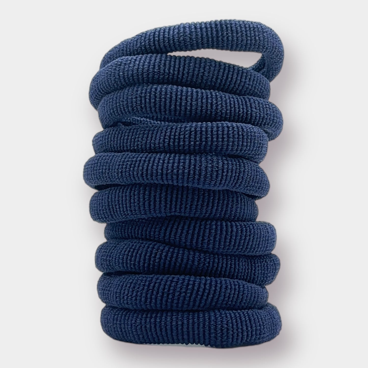 Navy Rolled Bobbles - 10 Pack