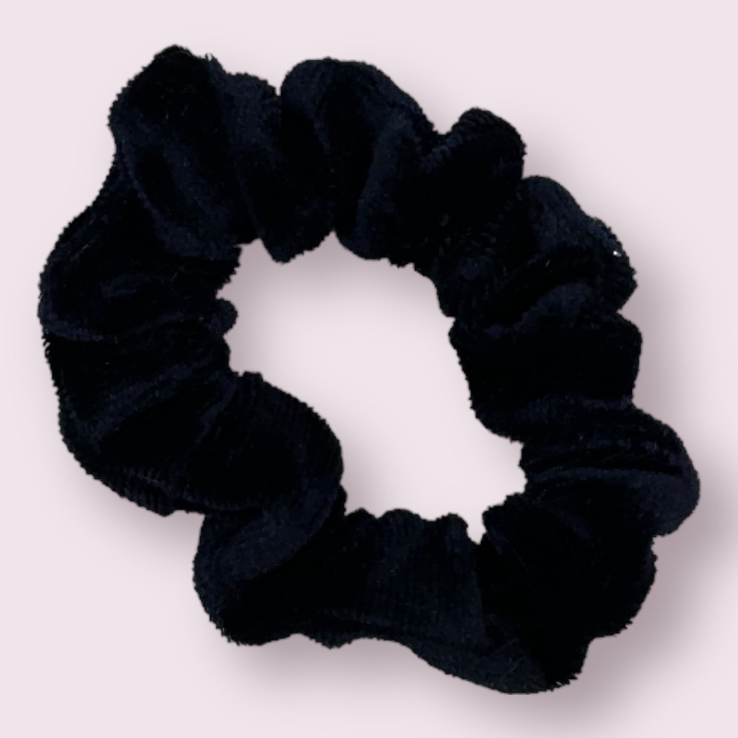 Small Dark Velvet Scrunchies - 3 Pack