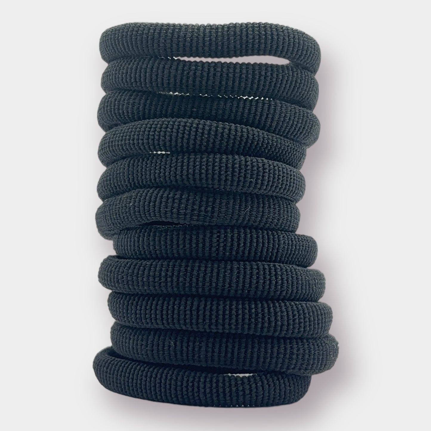 Black Rolled Bobbles - 10 Pack