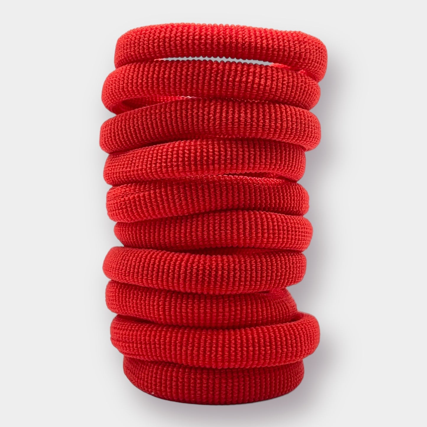 Red Rolled Bobbles - 10 Pack