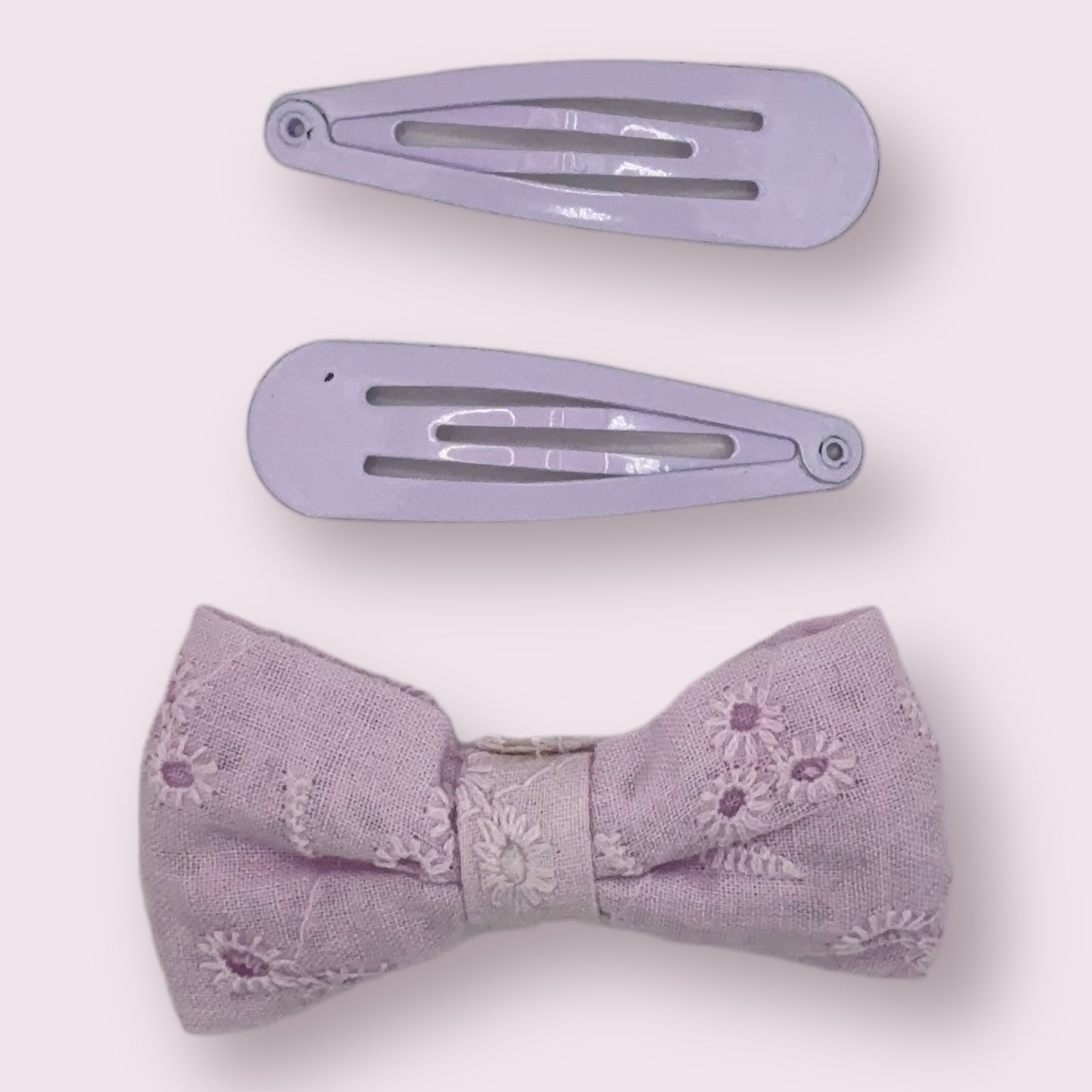 Pastel Clip and Bow Set - 3 Pack