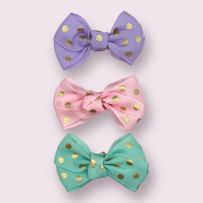 Pastel Spotted Bow