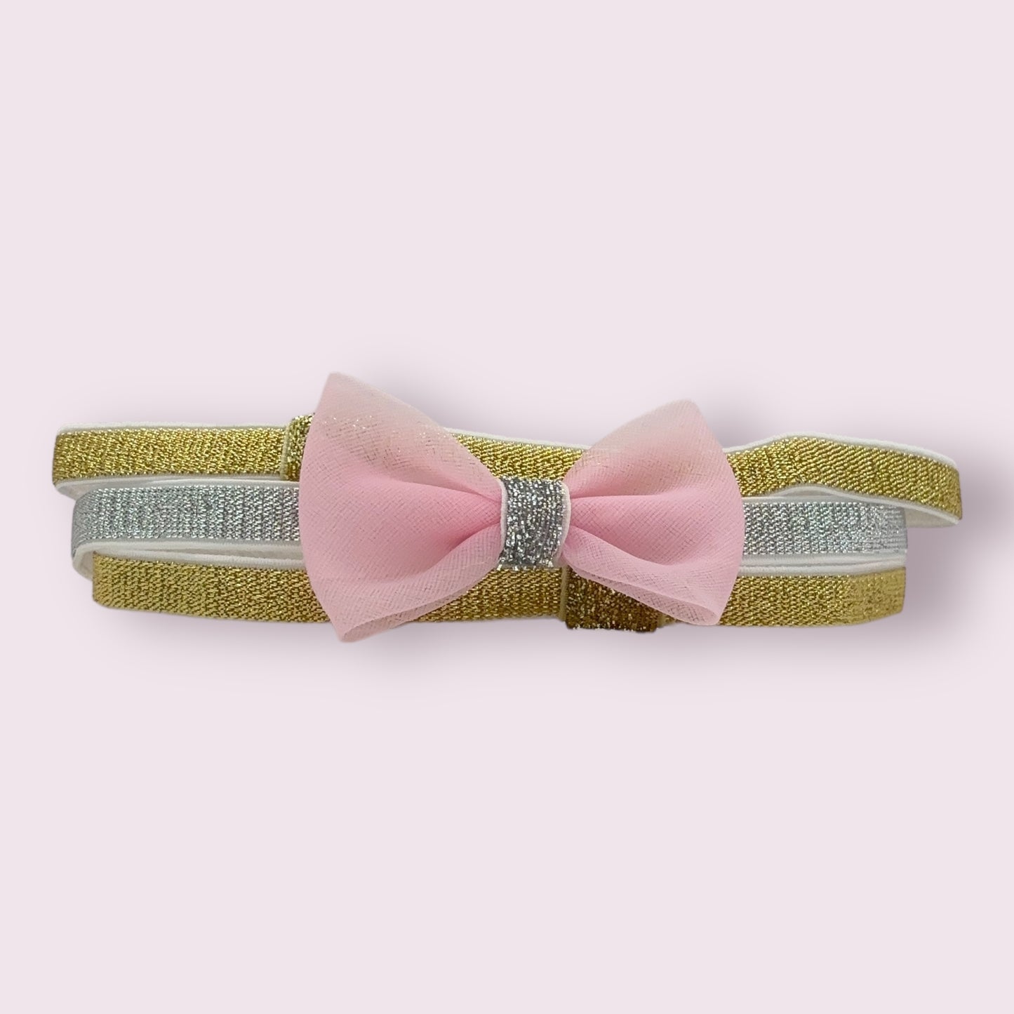 Glitter Bow Head Wrap - 3 Pack