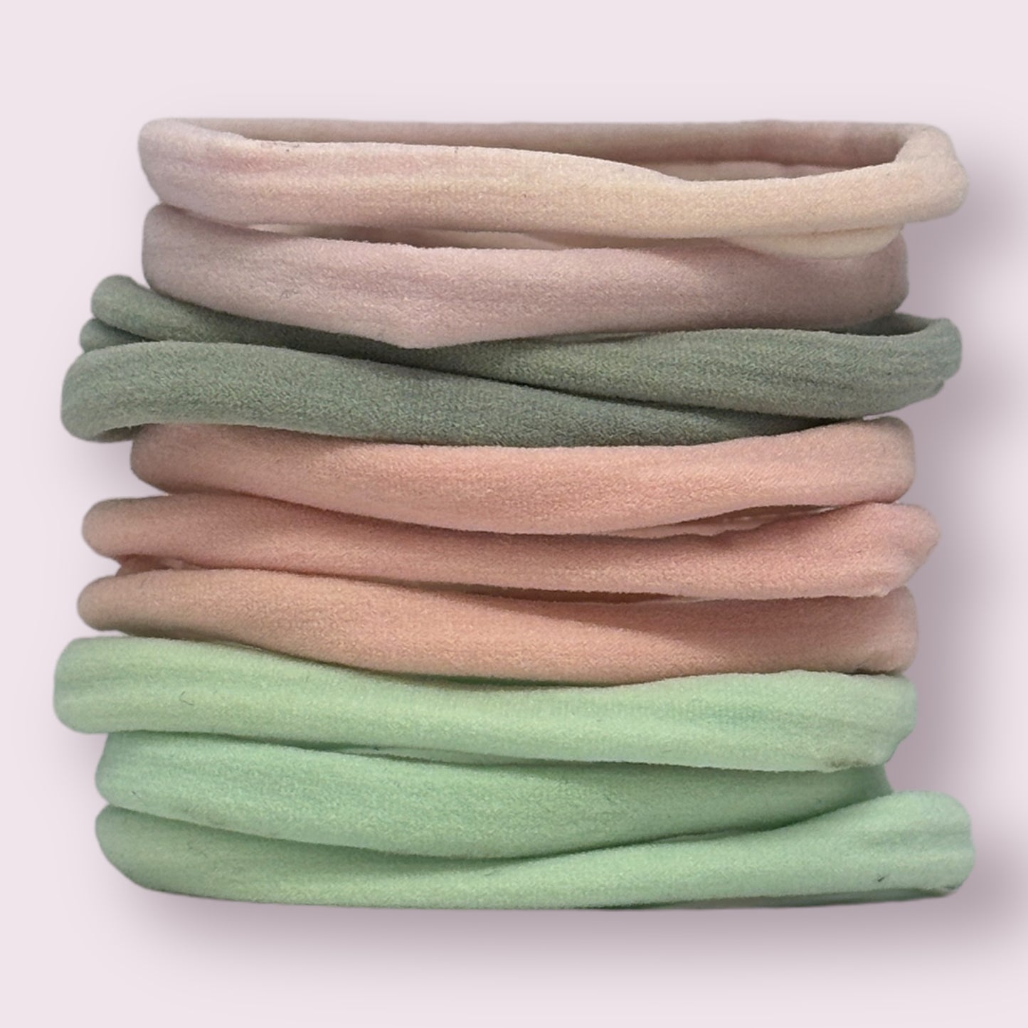 Thin Pastel Rolled Bobbles - 10 Pack