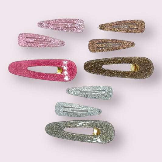 Glitter Clip Set - 3 Pack