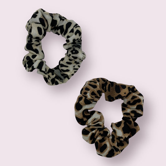 Small Animal Print Scrunchie