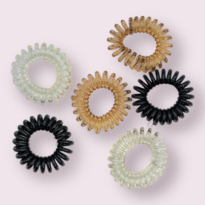 Small Spiral Bobbles - 6 Pack