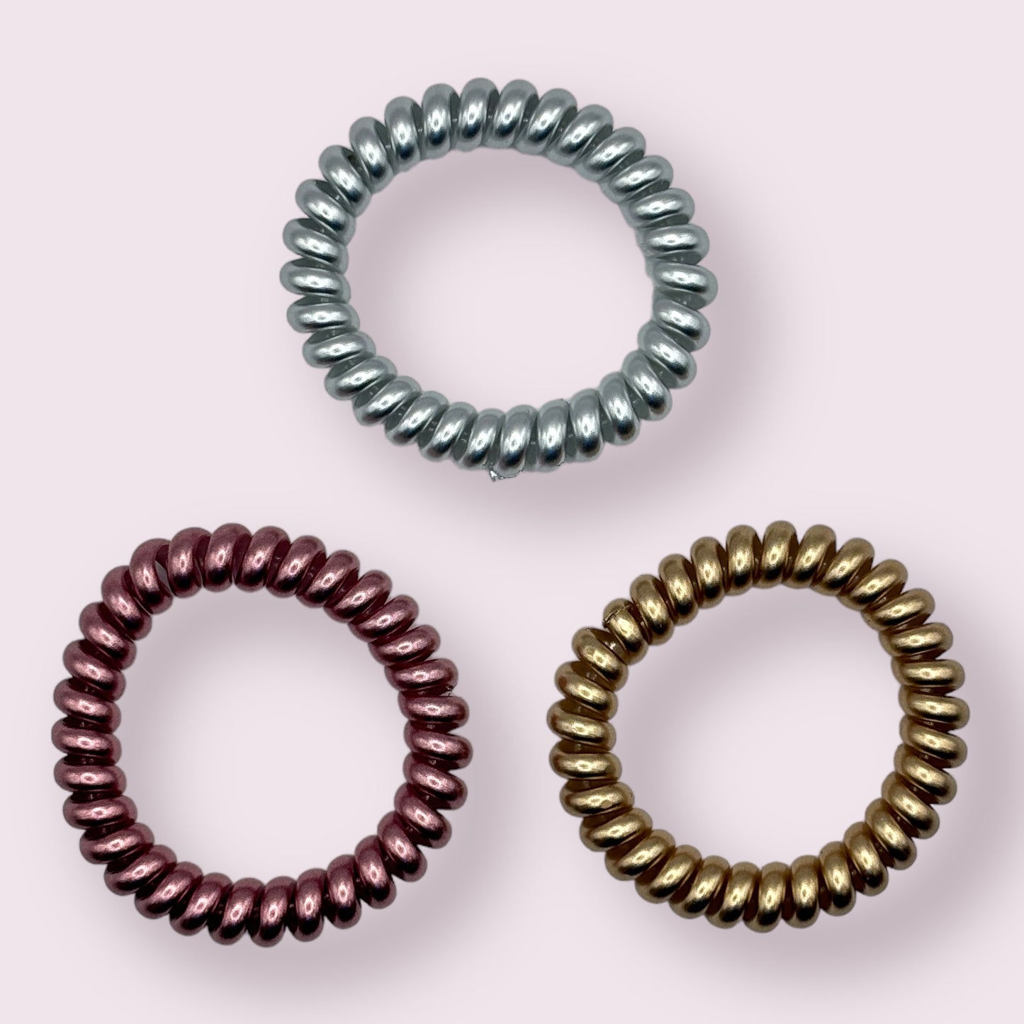 Metallic Spiral Bobbles - 3 Pack