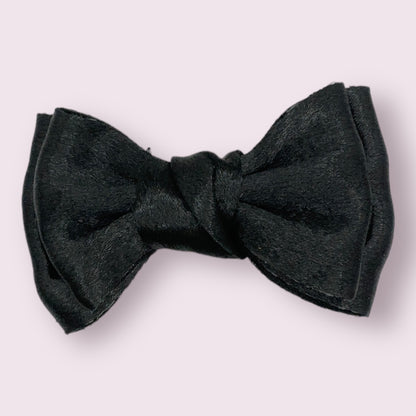 Large Satin Bow Clip