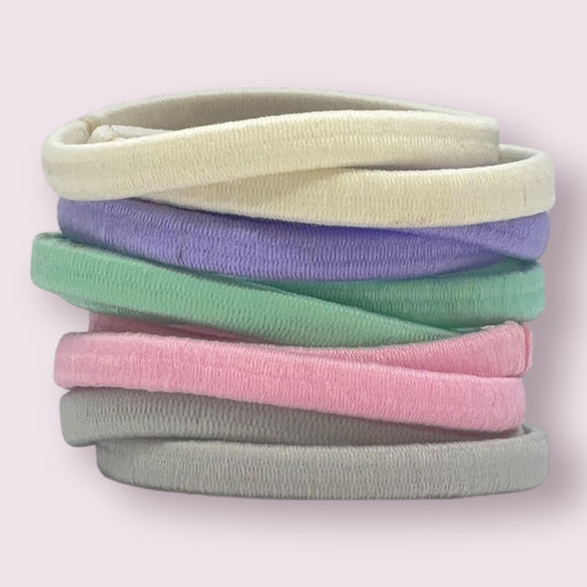 Flat Pastel Bobbles - 10 Pack