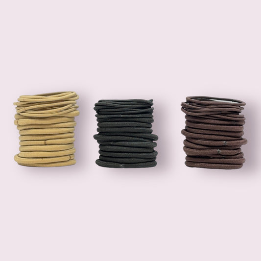 Thick & Thin Neutral Bobbles  - 20 Pack