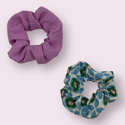 Large Summer Scrunchies - 2 Pack